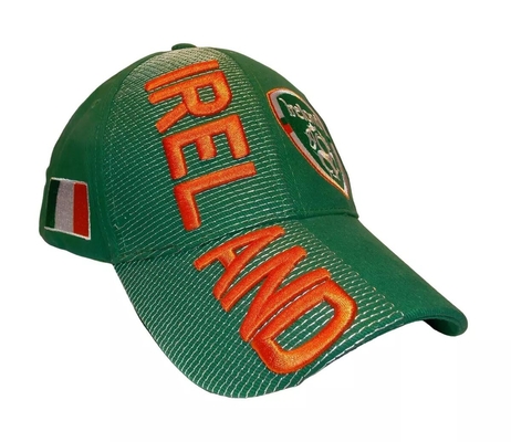 빌3-D 조정 가능한 수직 베이스볼 모자 멕시코 국가 글자 상징 녹색과 빨간색