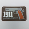 3D WWII 초심자 1911 권총 PVC 훅과 루프 패치 전술적 군 미국 배지