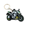 프로모션 경품을 위한 3D 오토바이 고무 키 체인 커스텀 로고