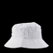 고전적인 면 물통 모자 백색 공백 모자 주문 인쇄/자수 로고