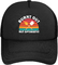 6개의 안경 embroidered Logo Hat Cotton Cap Black 기업 브랜딩을 위해 완벽합니다