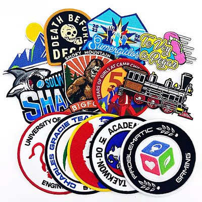 맞춤형 embroidered badge 벨크로 등 패치 청바지와 재킷