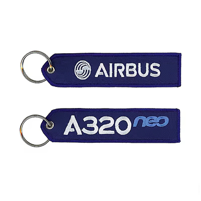 직물 embroidery Crew Key Chain 비행 승무원 오토바일 특수 아이템 embroidered key tags