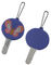 돋을새김된 PMS 색깔 PVC 열쇠 고리 진주 목걸이 하나/양측 로고 8C