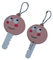 돋을새김된 PMS 색깔 PVC 열쇠 고리 진주 목걸이 하나/양측 로고 8C