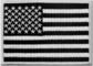 전술적 성조기 엠브로이드된 패치 미국 미합중국 군 철은 계속 상징에 바느질합니다 - 백인 &amp; 흑인