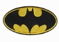의복 직물을 위한 아플리케를하는 패치 면 능직물 위의 배트맨 로고 과장 철
