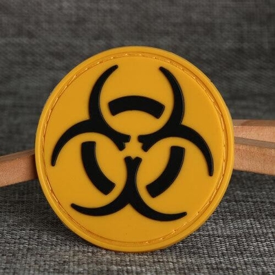 전술을 경고하는 3D 충돌 PVC 패치 생물학적 위험 핵방사