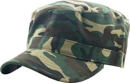 맞춤형 육군 모자 기본 군사 스타일 모자 100% 호흡용 면공 평면 상단 트윈