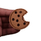 재봉 부속물에서 철 엠브로이드된 패치 아플리케 철에게 입히는 초콜릿 쿠키
