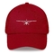 항공기 디자인 borded 위기 모자 borded 로고 야구 모자